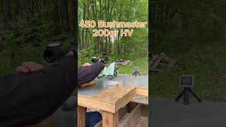 450 Bushmaster Accuracy Test w/200 gr HV #deerhunting