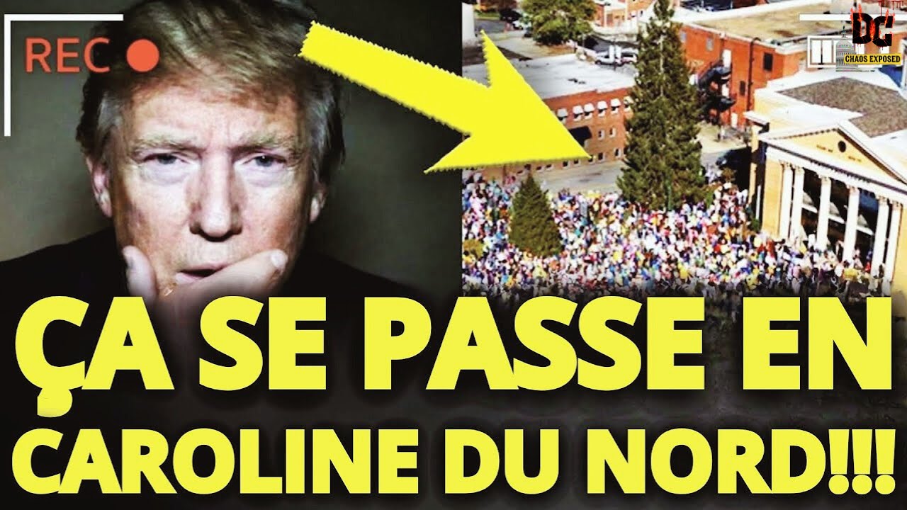 LE PARTI RÉPUBLICAIN EXPLOSE en Caroline du Nord : Trump en panique absolue