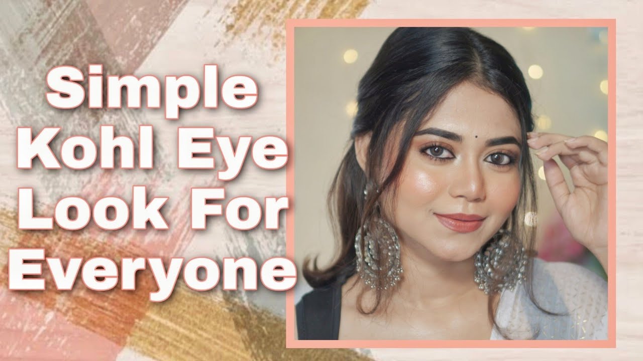 Super Affordable Simple Kohl Eye Look For Everyone | Minimal Makeup