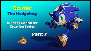 Beginners Tutorial: Modeling Sonic The Hedgehog in Blender Part: 7 Modeling The Face Cont.
