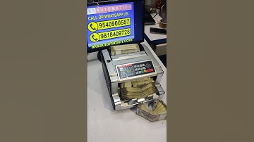 Latest Sensor Note Counting Machine In Gurgaon #ytshorts #notecountingmachine #shorts #tech