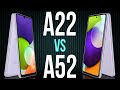 A22 vs A52 (Comparativo)