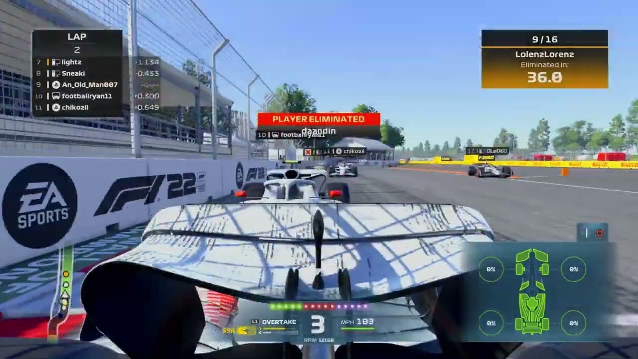 F1 22 - Patch 1.16 and Elimination is here!