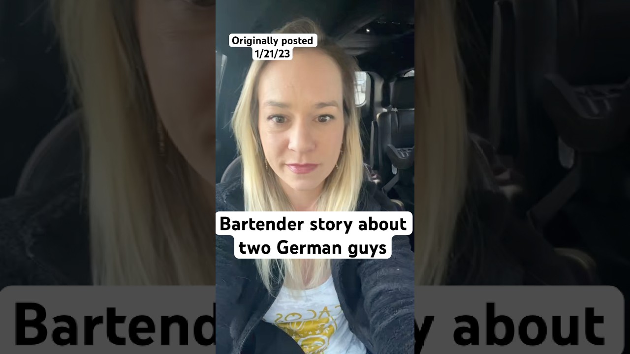 Дикая история бармена о двух немецких парнях, которые зашли в бар 