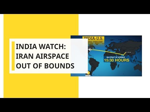 India Watch:  Iran Airspace Out Of Bounds