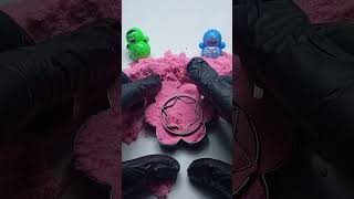 Satisfying Kinetic Sand Cutting & Shaping | Oddly Satisfying ASMR 🌸 #oddlysatisfying #kineticsand
