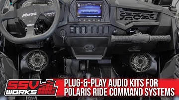 SSV Works Audio Kits for Polaris Ride Command Systems