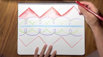 Second Grade Waldorf Form Drawing Lesson #1- Reflections in a pond