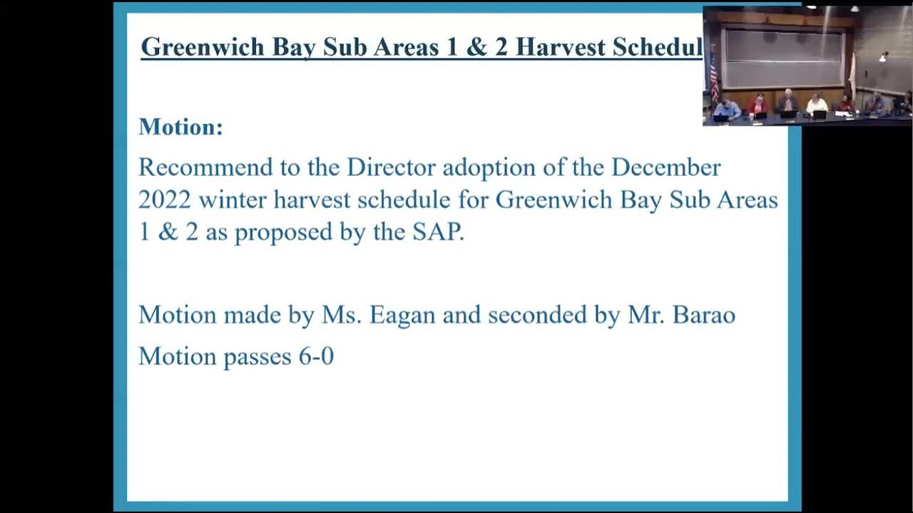 Rhode Island Marine Fisheries Council October 11, 2022 YouTube