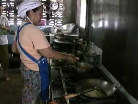 Thai Restaurant Kitchen Action