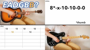 Coldplay - We Pray (acoustic & electric guitar cover/tutorial + on-screen tabs)