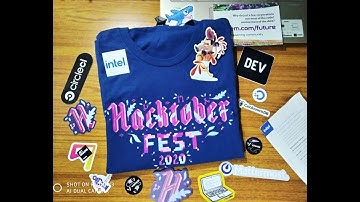 Hacktoberfest2020 Swags Unboxing 🔥🔥🔥 | Sponsored by DigitalOcean | #Hacktoberfest  #Tshirt #unboxing