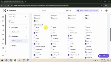 How To Enable PHP Extensions in Hostinger