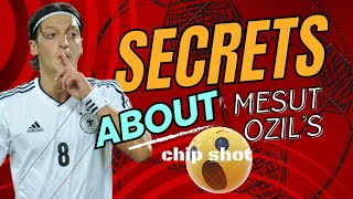 The mystery behind Mesut Ozil's chip shot #mesutözil #chipshot #football #soccer