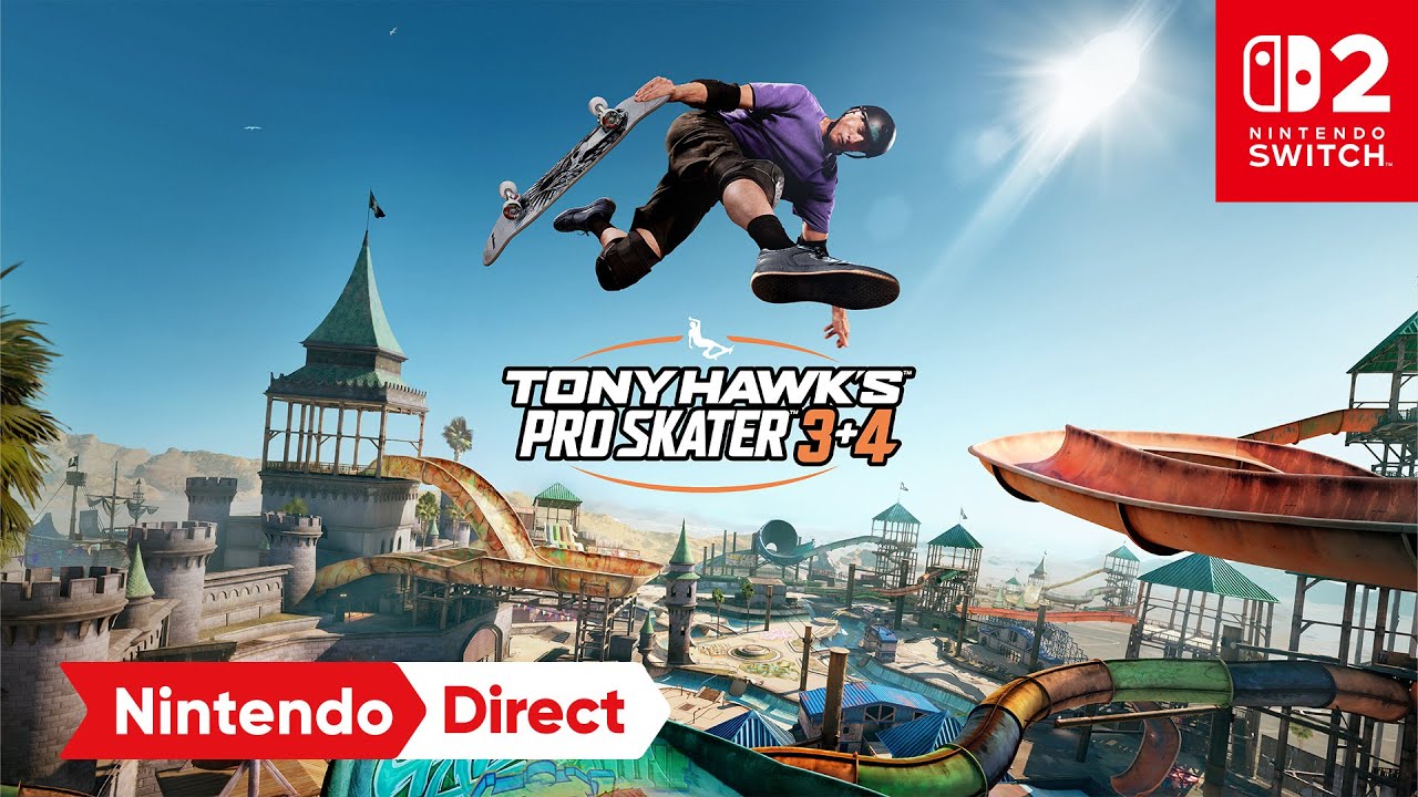 Tony Hawk’s Pro Skater 3 + 4 ollies onto Nintendo Switch 2 this July