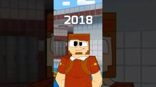 Pixel Gun throughout the years... #animation #fandom #pixelgun3d  #2000s #fypシ #nostalgiacore