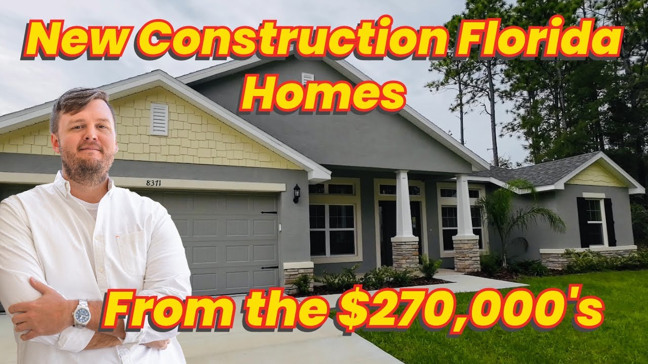 Touring 4 New Construction Homes in FL from the $270,000's w/ Closing ...