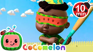 my dino birthday surprise cody friends sing cocomelon