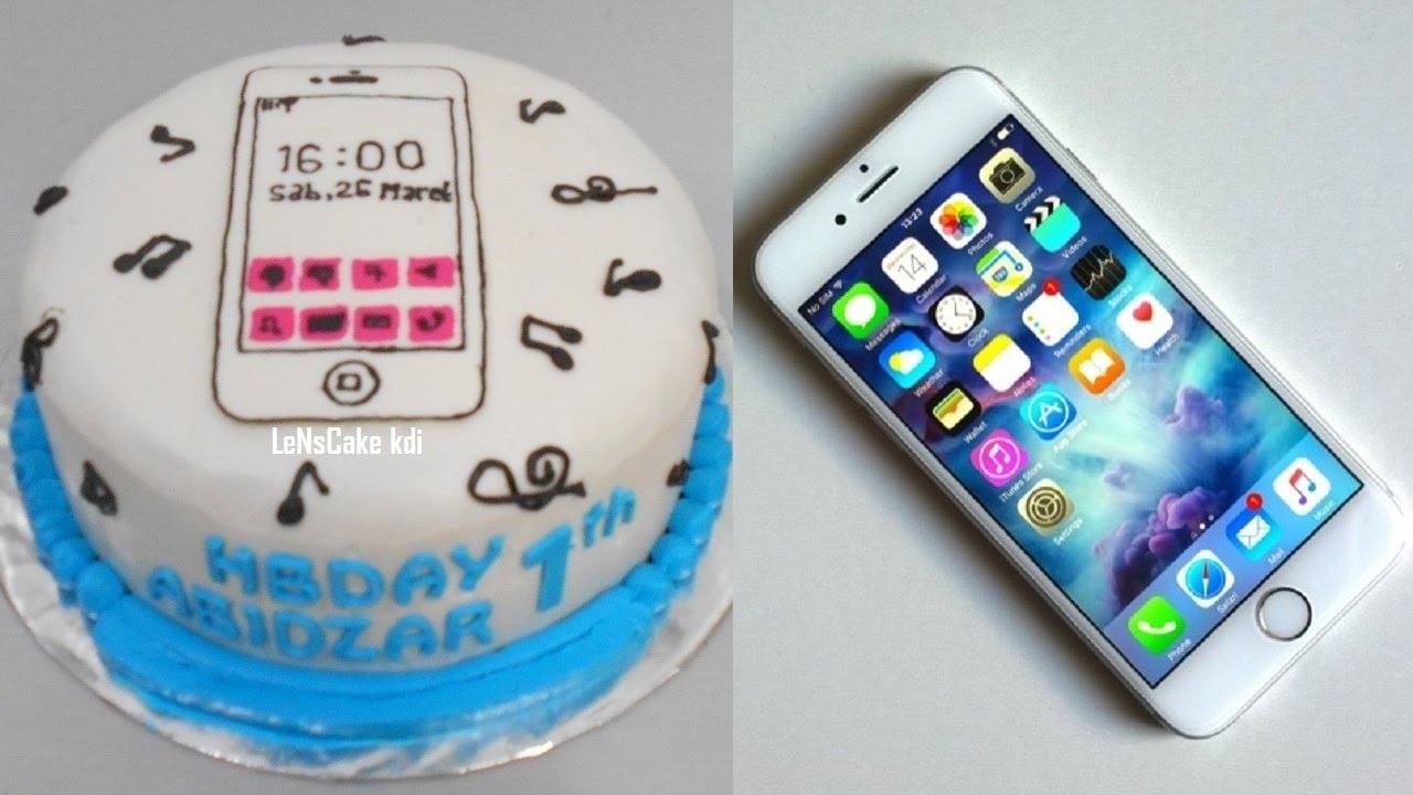 iPhone Cake Tutorial Simple YouTube