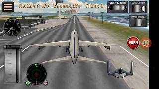 Uçak kullanma simülatörü android mobil game // direksiyonlu uçak kullanma oyunu screenshot 4