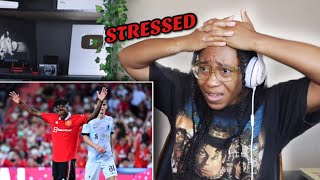 AMERICAN REACTS TO MANCHESTER UNITED VS LIVERPOOL FOOTBALL MATCH!! ⚽️