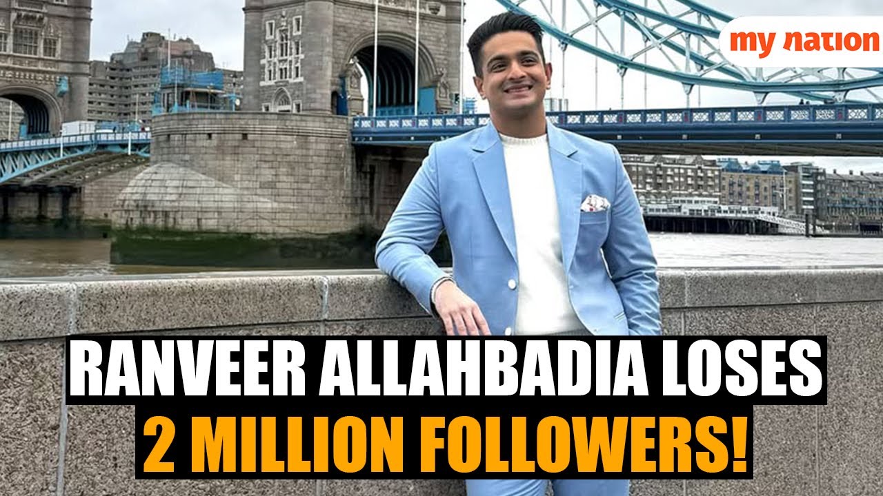 Ranveer Allahbadia LOSES 2 Million YouTube Followers 😱 After Controversial Remarks!
