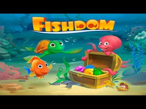 Fishdom Аквариум Мечты #1 (уровни 1-10) Обзор и Первые Рыбки Игровое Видео Letu0027s Play