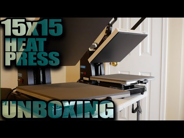 Heat Press Nation Signature Series 15 x 15 Slide Out Drawer Heat Press  (Auto-Open)