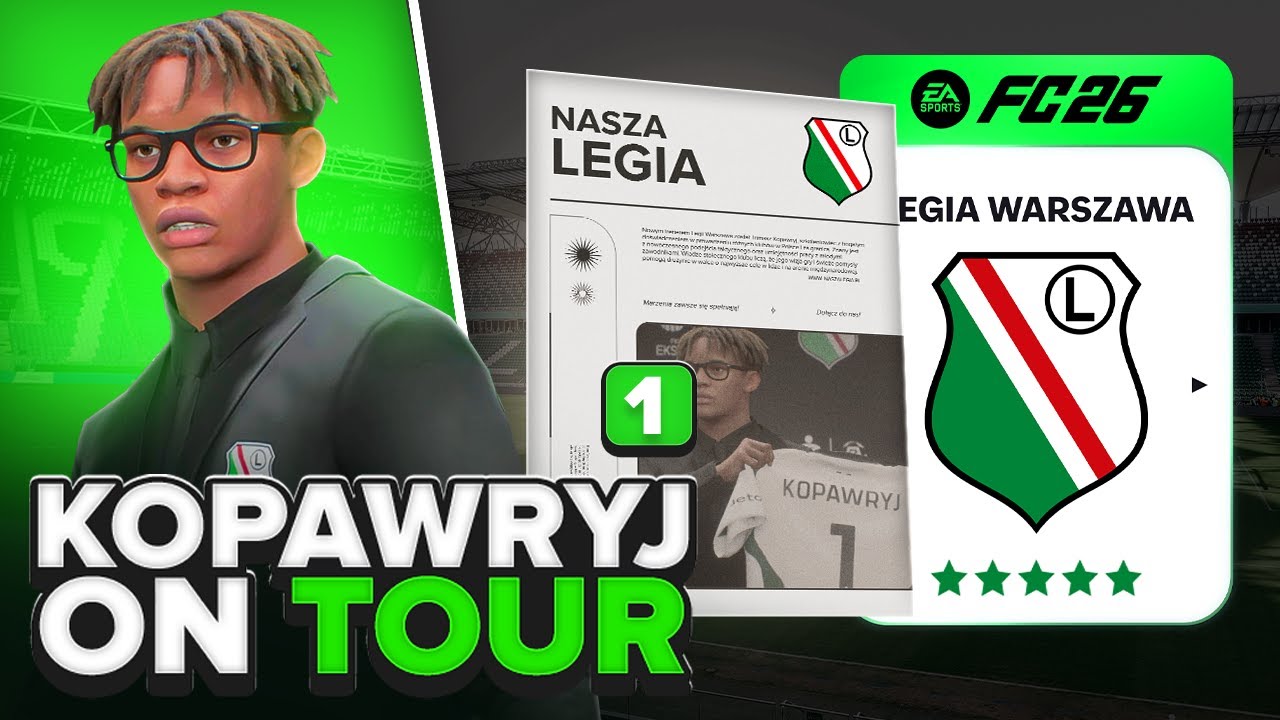 Czas na PIERWSZĄ KARIERĘ w FC 26! [#1] KOPAWRYJ on TOUR | FC 26