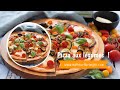 Pour le ftour : Pizza aux légumes , très savoureuse !