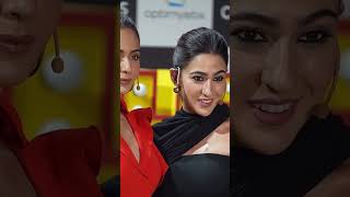Sara Ali Khan And Rakul Preet Singh During Movie Promotions
