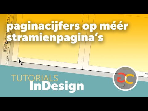 Video: Hoe pas ik stramienpagina's toe op alle pagina's in InDesign?