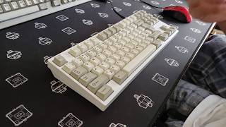 Kbd8X Mkii Keyboard Typing Demo No Foam