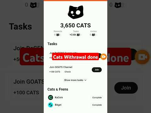 CATS Airdrop Listing