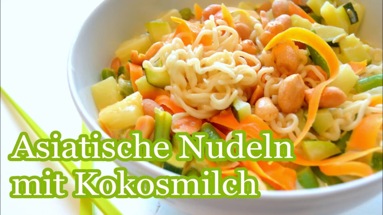 UNICUM Studi-Küche: Asiatische Nudeln mit Kokosmilch