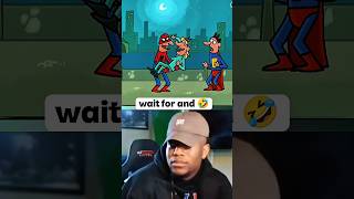 Super Man V's Spidi 🕷️🕸️ funny 2d animation #shorts #cartoon #frameorder #viral #funny