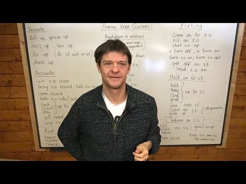 Phrasal Verb Clusters Youtube