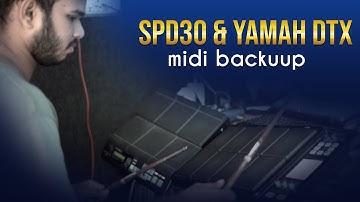 Roland SPD30 & Yamaha Dtx Multy 12 MIDI Backup Anyone Interested Contact Me : 9908036346