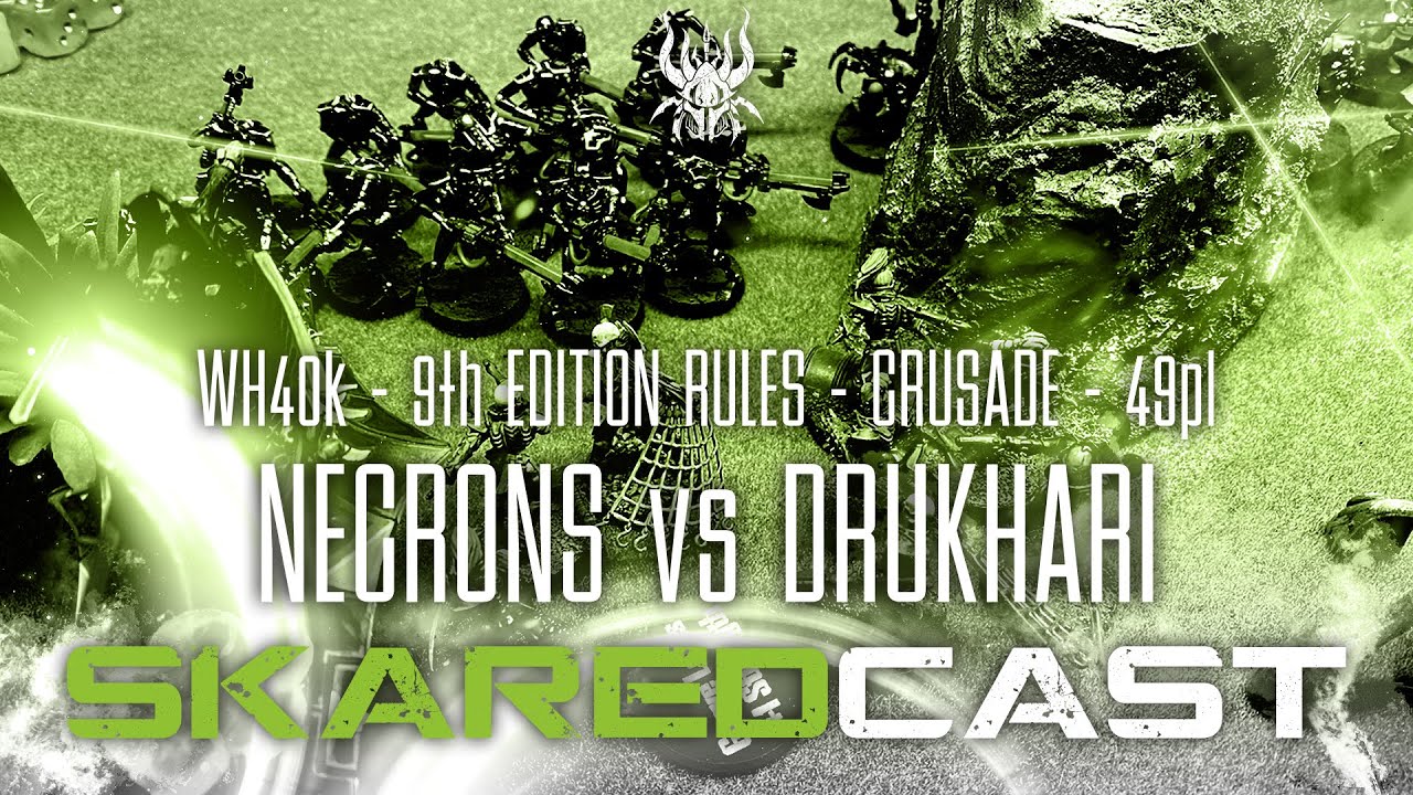 Crusade 40k; New Necrons vs Drukhari: Warhammer 40000; 9th edition Battle Report