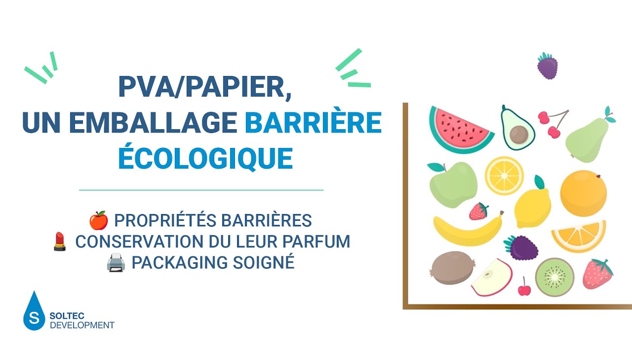 Le film complexe PVA/PAPIER : un emballage écologique et innovant💧SOLTEC DEVELOPMENT