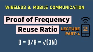 Hexagonal Cell Geometry | Proof of Frequency Reuse Ratio Cellular Concept Profile