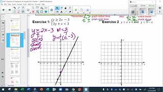 A1 Unit 5 Lesson 4 Graphing Systems of Inequalities