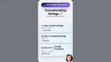 Python String Tricks in Seconds — Concatenate, Repeat, Convert! 🐍✨ #Python #Coding #LearnToCode