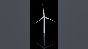 Relaxing Wind Turbine Spinning Animation  #blender  #3danimation #windturbine #relaxing #smooth