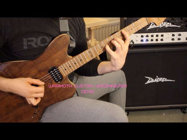 Raw Warmoth Custom Jazzmaster Demo/BareKnucklePickups/DiezelAmps