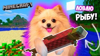 ПОЙМАЛА  ПЕРВУЮ РЫБУ В МАЙНКРАФТ | ЭЛИСОК РЫБАК В MINECRAFT