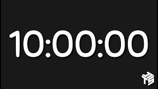 10 Hour Countdown Timer & Alarm - 1080p - COUNTDOWN