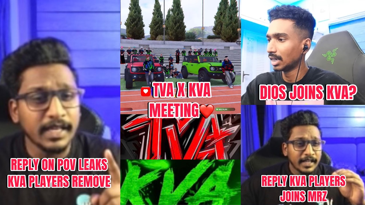 TVA x KVA Meeting🔥| Eagle Reply Pov Leaks Players😳| Eagle on KVA Players Joins MRZ | Gamers Talks