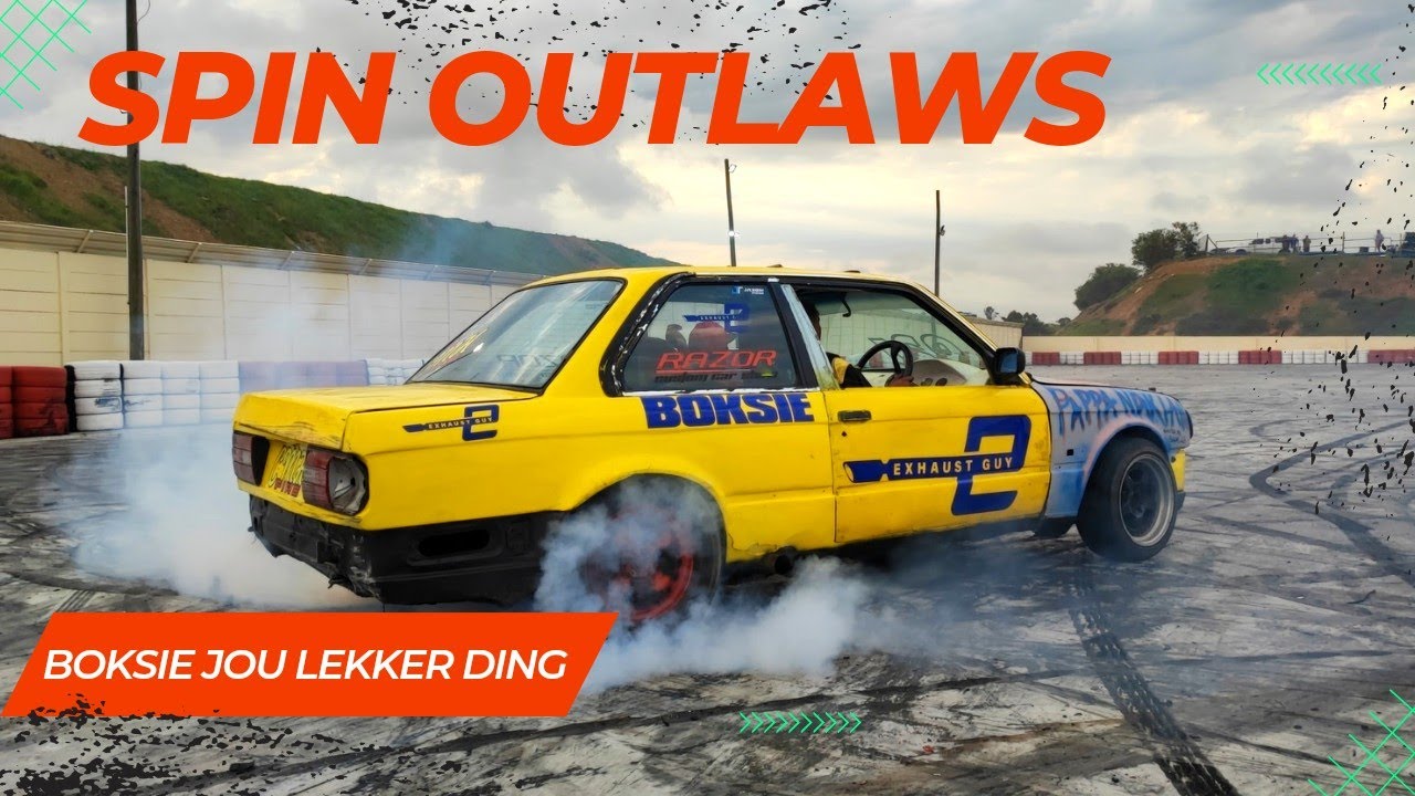 Spin outlaws at Killarney international. chadwin boksie taking it to the edge