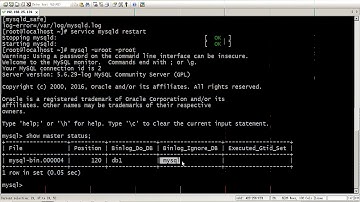 02 mysql配置主从复制